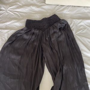 Zara Wide Leg Silk Pants